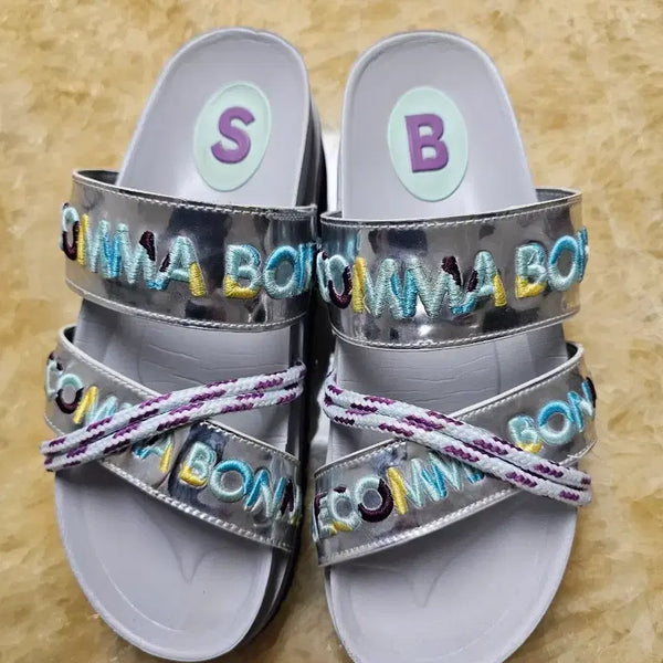[BUNJANG] SUECOMMA BONNIE Silver Strap Sandals / 슈콤마보니 샌들 실버