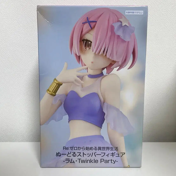 [BUNJANG] Re:Zero Ram Twinkle Party Noodle Stopper Figure / 리제로 람 트윙클파티 누들스토퍼 피규어
