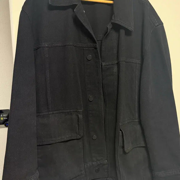 [BUNJANG] Solid Homme Black Denim Jacket 48 / 솔리드옴므 블랙 데님 자켓 48
