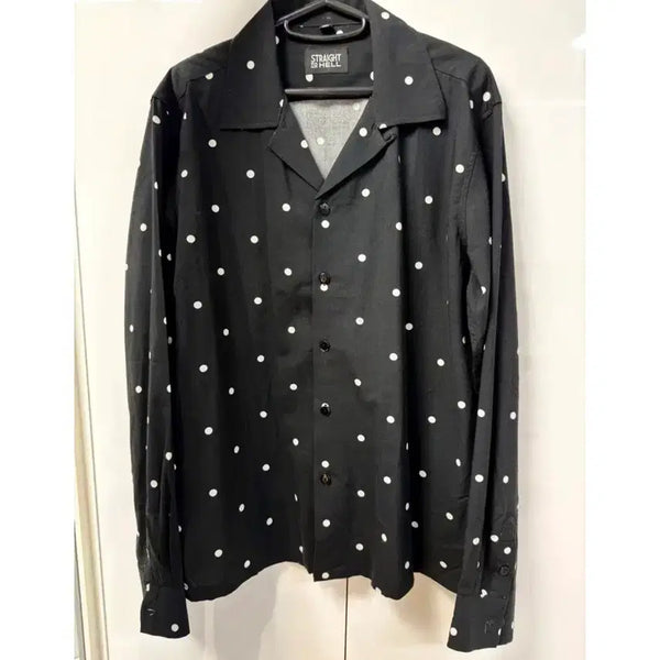 [BUNJANG] Straight to Hell Men's Dot Shirt / Straight to hell 남성 도트 셔츠