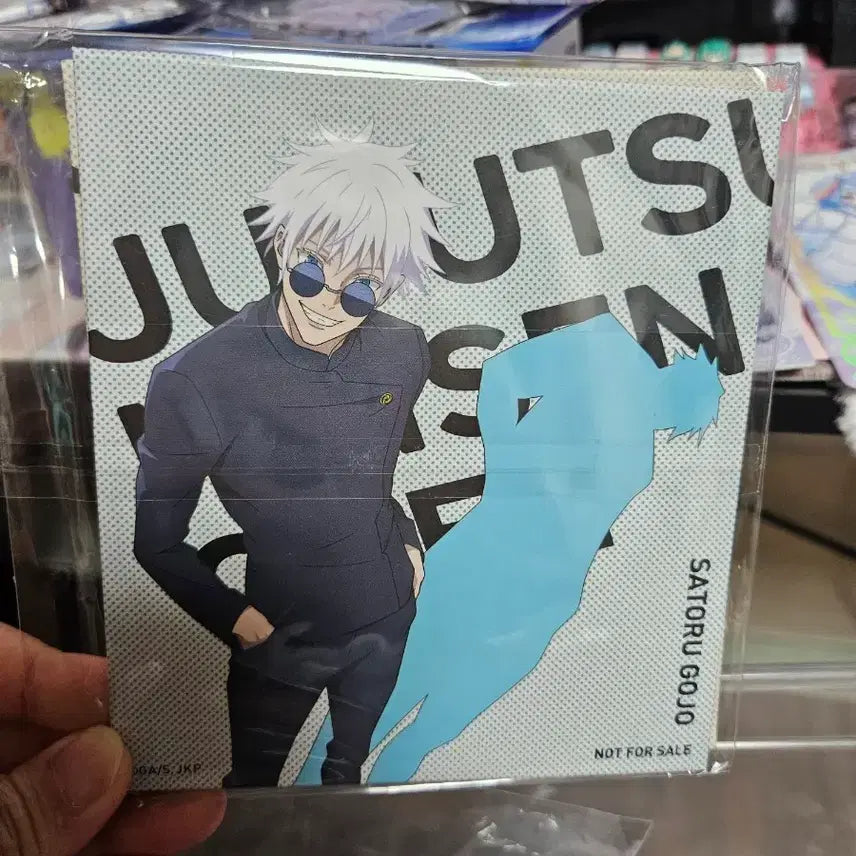 [BUNJANG] Jujutsu Kaisen Cafe Exclusive Acrylic Stand & Can Badge Set / 주술회전 회옥옥절 고조사토루 게토스구루 굿즈 일괄판매