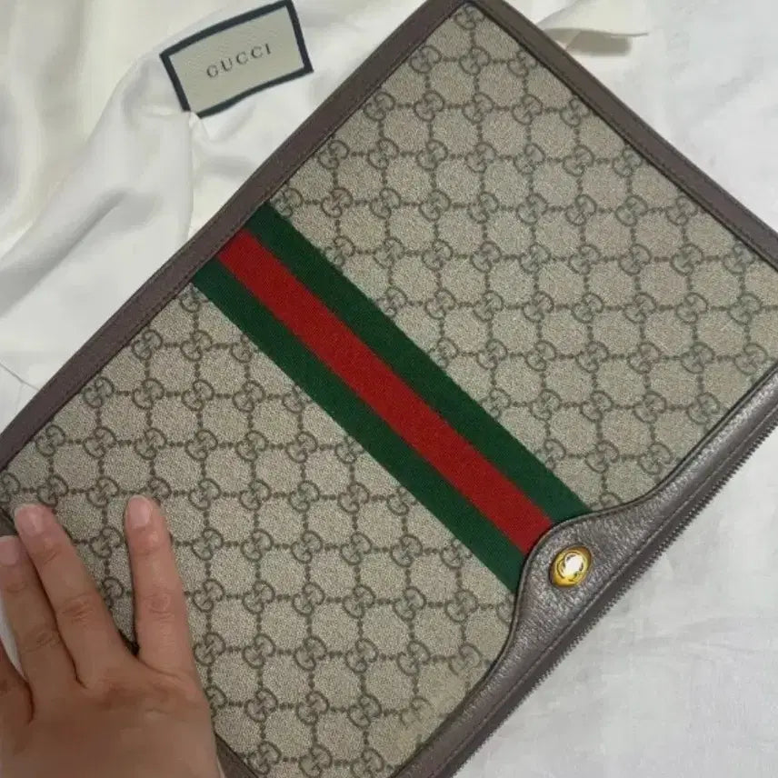 [BUNJANG] Gucci Ophidia GG Supreme Pouch / (정품)구찌 오피디아 GG 수프림 파우치