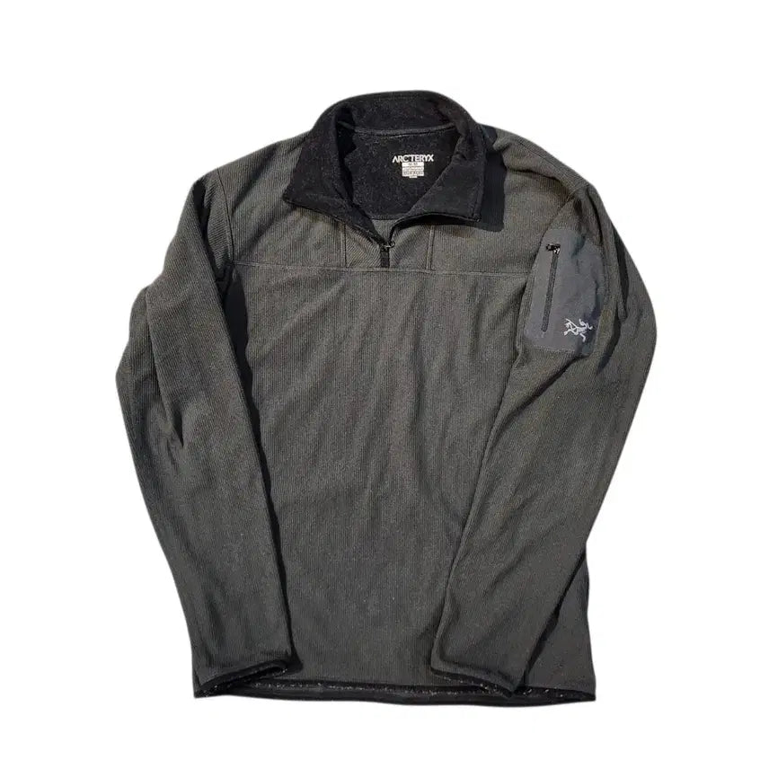 [BUNJANG] Arc'teryx Fleece Half-Zip Long-Sleeve Grey / 아크테릭스 플리스 하프집업 긴팔그레이