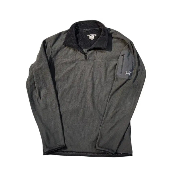 [BUNJANG] Arc'teryx Fleece Half-Zip Long-Sleeve Grey / 아크테릭스 플리스 하프집업 긴팔그레이