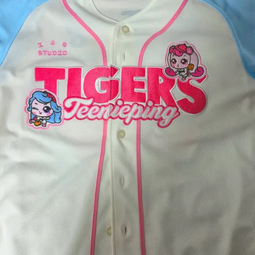[BUNJANG] Kia Tigers Tinyping Yang Hyeon-jong T-Shirt Size 90 / 기아타이거즈 티니핑 스카이블루 양현종 90