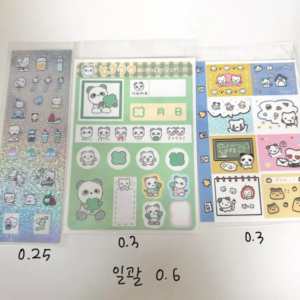 [BUNJANG] Hinakuu Sticker Set (3 Types) / 히나쿠우 스티커 양도