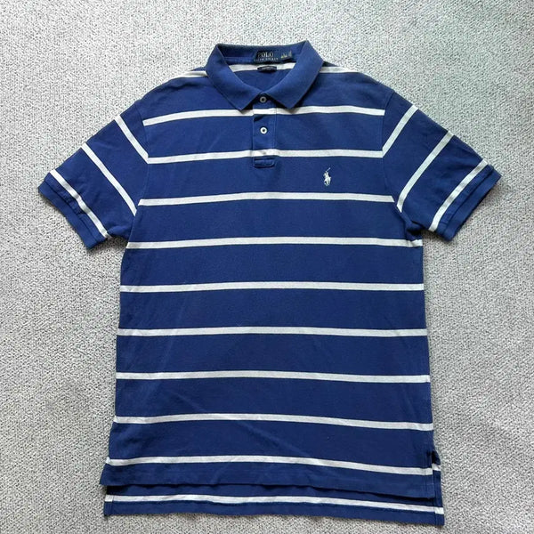 [BUNJANG] Polo Ralph Lauren New Collar Short Sleeve PK T-Shirt L (100) / 폴로 랄프로렌 신형 카라넥 반팔 PK 티셔츠 L 100