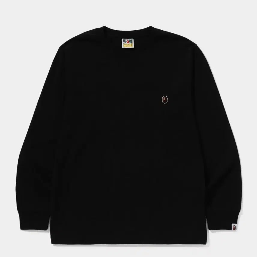 [BUNJANG] BAPE One Point Long Sleeve T-Shirt Black XL / 베이프 원포인트 롱슬리브 티셔츠 블랙 (xl)