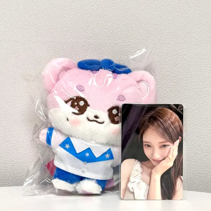 [BUNJANG] IVE Seo Irangi Everland MiniB Collaboration Plush Keychain + Hug Bag Photocard / 아이브 이서 에버랜드 미니브 콜라보 플러시 키링 + 허그 가방 포카