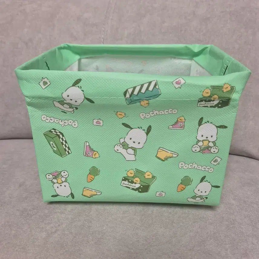 [BUNJANG] Sanrio Pochacco Fabric Folding Storage Box / 포차코 부직포 접이식 정리함