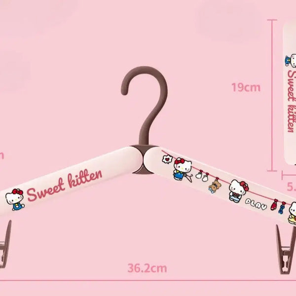 [BUNJANG] Kitty Portable Folding Hanger / 키티 휴대용 옷걸이 접이식