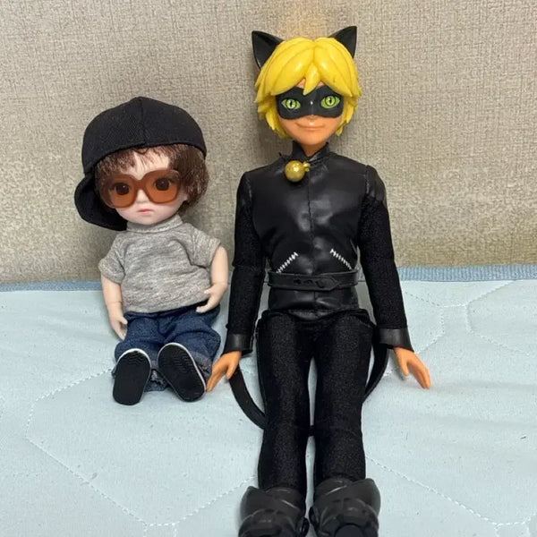 [BUNJANG] Ladybug & Black Cat Ball-Jointed Doll Bundle Set / 레이디버그 블랙캣 인형, 구체관절인형 일괄로 판매합니다