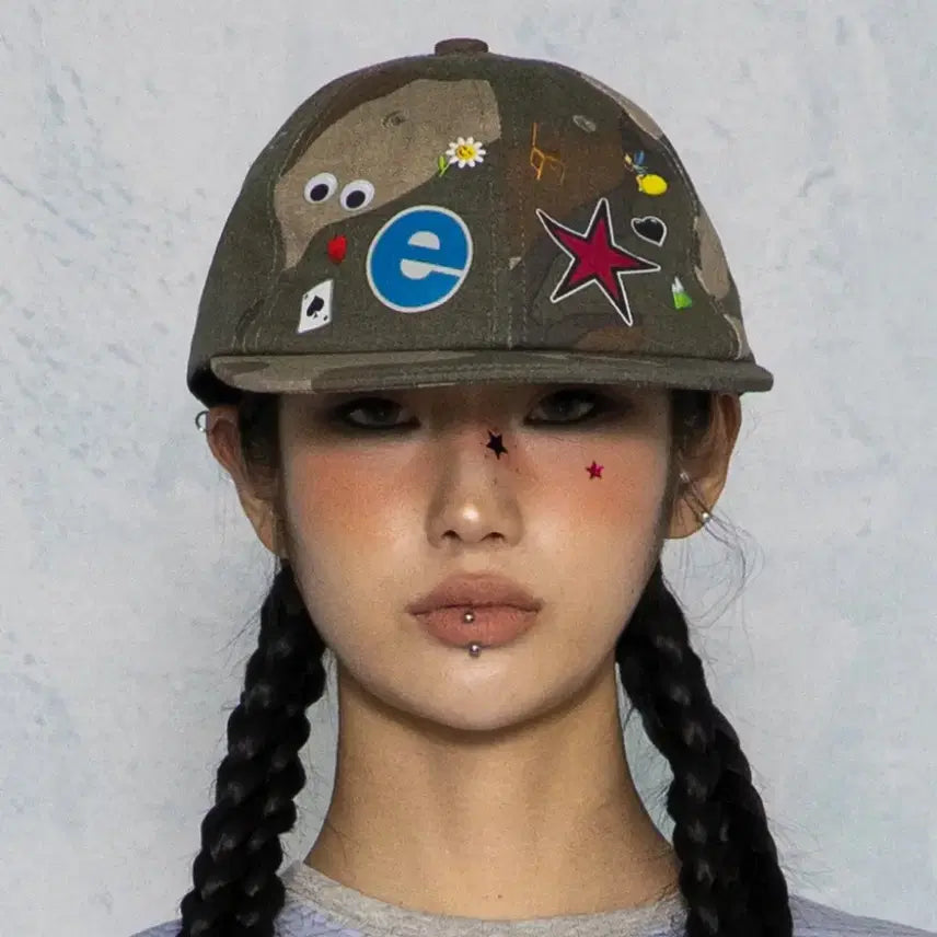 [BUNJANG] Glack Icon Pack Camo Ball Cap / 글랙 아이콘팩 카모 볼캡