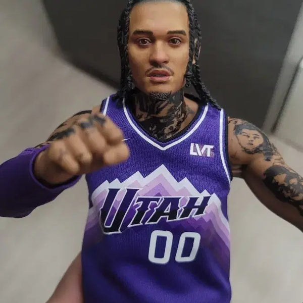 [BUNJANG] Jordan Clarkson Utah Jazz 1/6 Scale Artist Made Figure / 새상품) 조던 클락슨 1/6 작가작 유타 재즈 피규어 (핫토이X작가작)