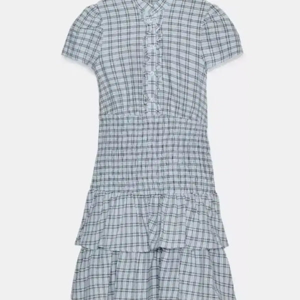 [BUNJANG] ZARA Check Frill Dress / 자라 ZARA 체크 프릴 원피스