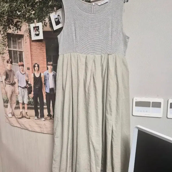 [BUNJANG] L SLEEHANBOK Seuran One-piece Dress Soft Beige / 리슬 생활한복 스란원피스 소프트베이지