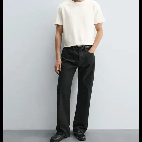 [BUNJANG] Zara Loose Fit Black Jeans Size 40 / 자라 루즈핏 청바지 블랙 40사이즈
