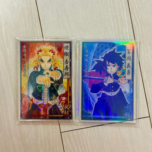 [BUNJANG] Demon Slayer Giyu & Rengoku Acrylic Status Card Set (Sealed Bundle) / 귀멸의칼날 기유 렌고쿠 아크릴 스테이터스 카드 미개봉 일괄