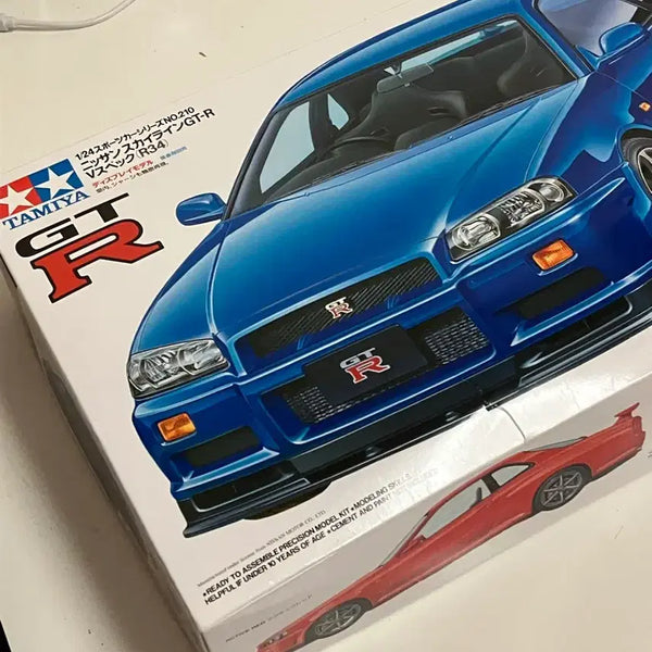 [BUNJANG] Tamiya 1/24 Skyline GT-R R34 V-Spec Model Kit / 타미야 1/24 스카이라인 GT-R R34 모델 키트 프라모델