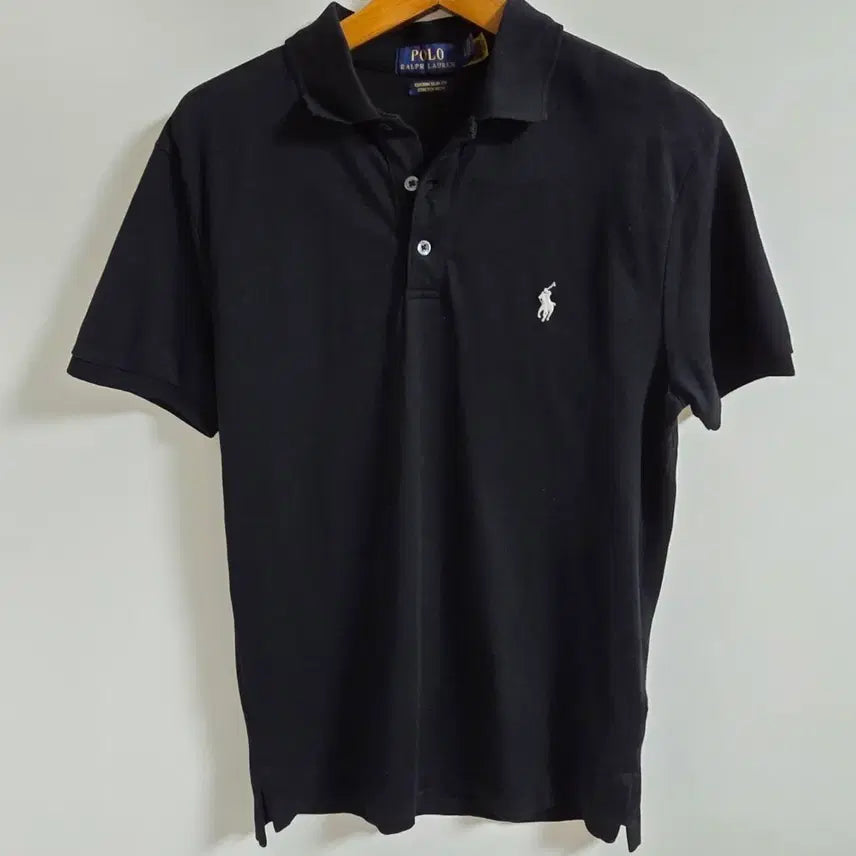 [BUNJANG] Polo Ralph Lauren Custom Slim Fit Stretch Mesh Polo Shirt Black / [정품/S] 폴로 랄프로렌 커스텀 슬림핏 스트레치 메시 폴로 셔츠 블랙