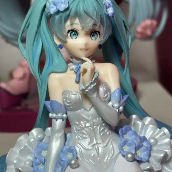 [BUNJANG] Hatsune Miku Nemophila Figure / 하츠네 미쿠 네모필라 화이트 펄 버전 피규어