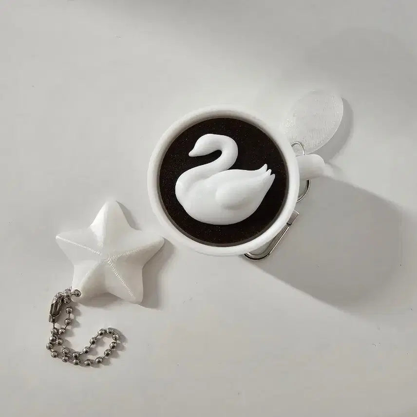 [BUNJANG] Softdot Clicker Coffee Star Keychain Bundle Set / 일괄)소프트닷 클릭커 클리커 커피 별 키링