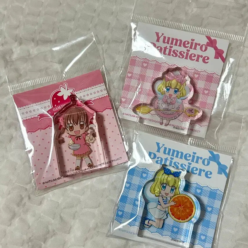 [BUNJANG] Yumeiro Patissiere Acrylic Block Corotto Vanilla & Strawberry Bundle Set / 꿈빛파티시엘 아크릴 블럭 코롯토 꿈파 바닐라 감딸기 일괄 원가 양도