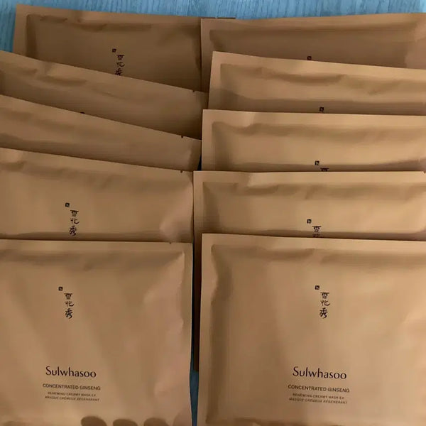 [BUNJANG] Sulwhasoo Concentrated Ginseng Renewing Cream EX Mask 10 Sheets / 설화수 자음생마스크EX 10매