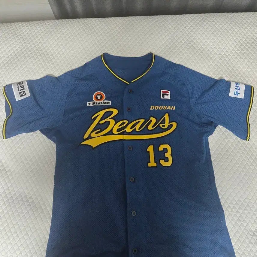 [BUNJANG] Doosan Bears Baseball Jersey / 두산베어스 야구 유니폼