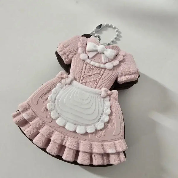 [BUNJANG] Handdo Made Keyring Clicker Black Sugar Latte Switch / 한도 핑크 메이드 키링 클릭커 클리커