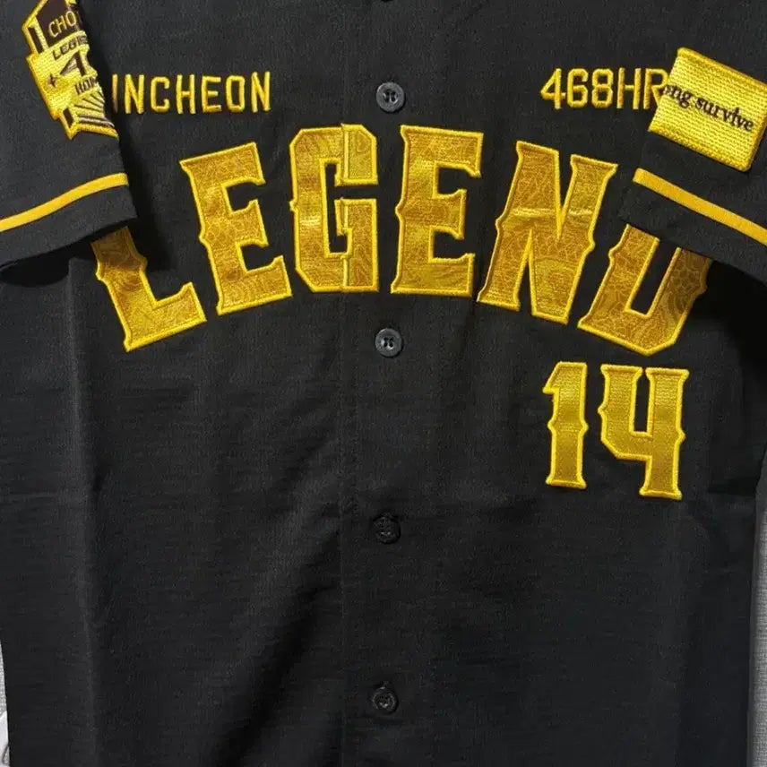 [BUNJANG] SSG Landers Choi Jeong 468 Home Run Commemorative Black Jersey (Size 95) / SSG 최정 468홈런 기념 블랙 유니폼(95) 팝니다.
