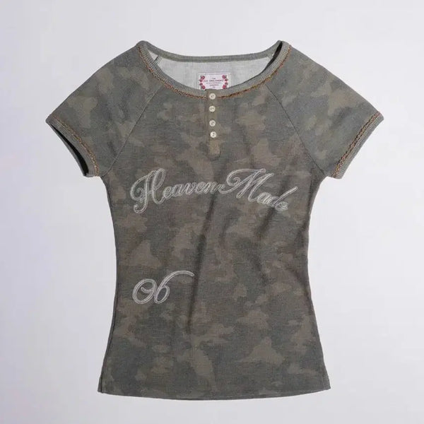 [BUNJANG] Sculptor Camo Half-Sleeve T-Shirt S / 스컬프터 카모 반팔티 s