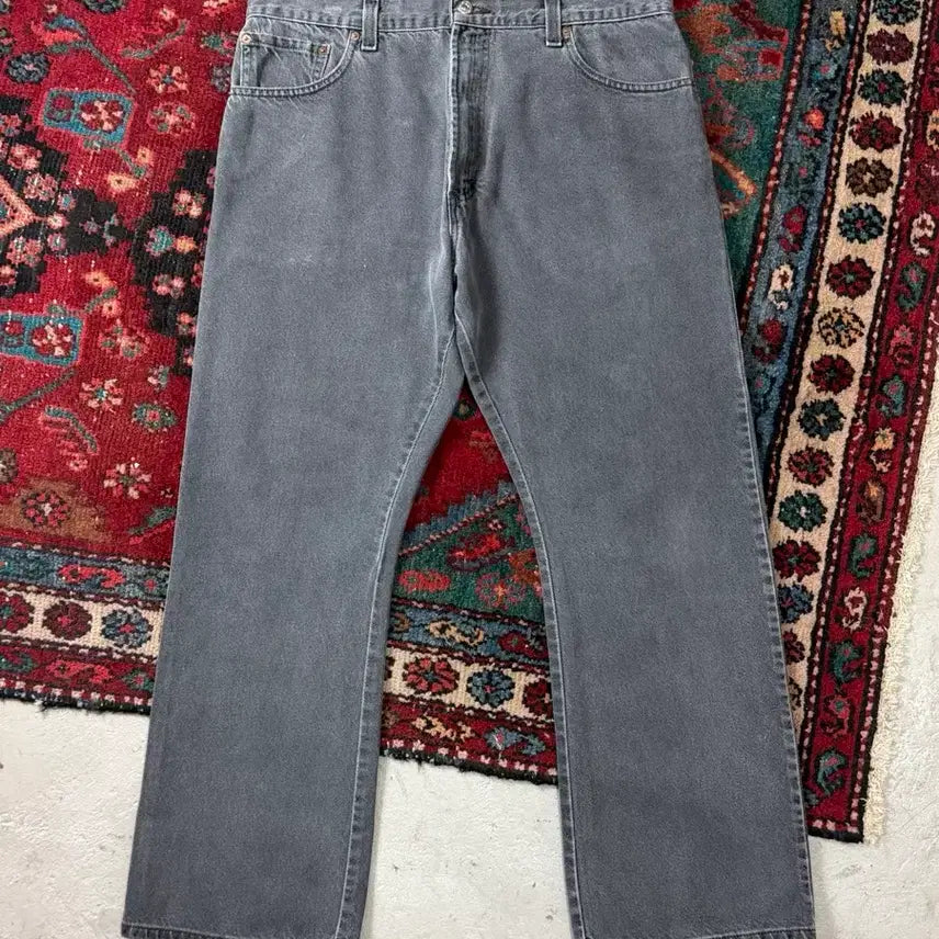 [BUNJANG] 00s Levi's 517 Black Bootcut Denim Jeans / [38] 00's 빈티지 리바이스 517 블랙 흑청 리바이스 부츠컷 플레