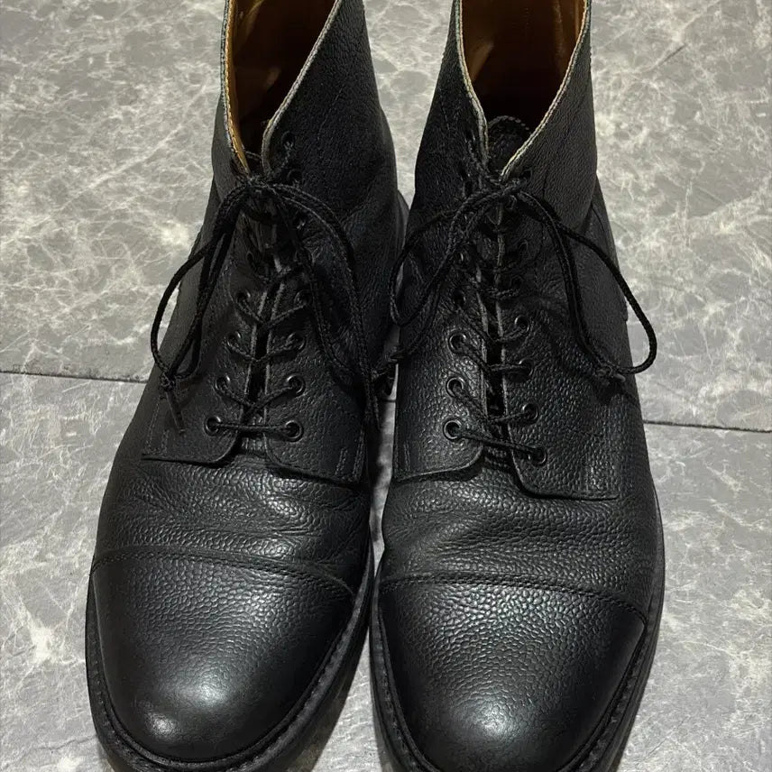 [BUNJANG] Grenson Joseph Grain Leather Cap Toe Military Boots UK 9.5 (285) / 그렌슨 joseph 그레인 레더 캡토 밀리터리 부츠 uk9.5(285)