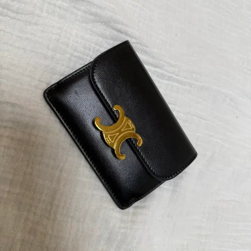 [BUNJANG] Celine Triomphe Flap Card Holder / [정품]셀린느 트리옹프 플랩 카드지갑