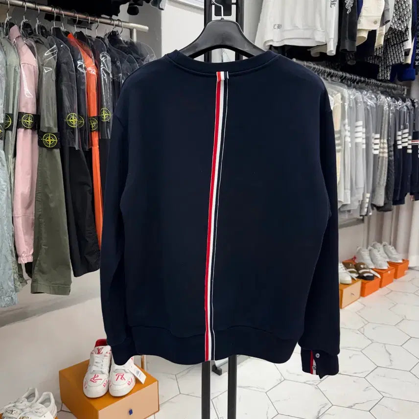 [BUNJANG] Thom Browne Back Tricolor Sweatshirt / [4] 톰브라운 백삼선 맨투맨
