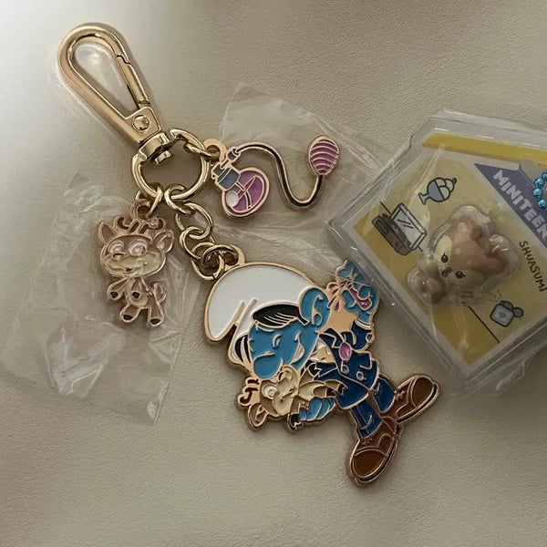 [BUNJANG] SEVENTEEN Joshua Mini Tin Gacha + Isaac Toast Smurf Keyring / 세븐틴 조슈아 미니틴 가챠 + 이삭토스트 스머프 키링
