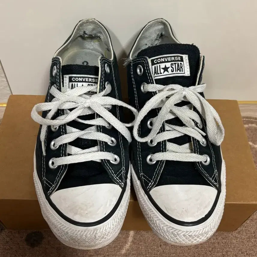 [BUNJANG] Converse Chuck Taylor All Star Low Black / 컨버스 올스타 블랙 250