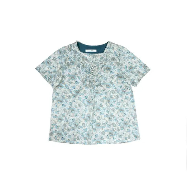 [BUNJANG] Mcgregor Floral Pintuck Blouse / Mcgregor floral pintuck blouse
