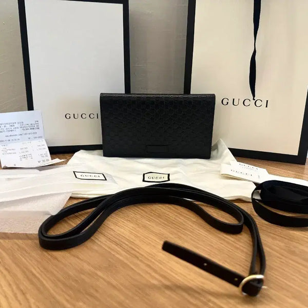 [BUNJANG] Gucci Microguccissima Leather Crossbody Bag with Receipt / 영수증 포함 구찌 마이크로시마  크로스백