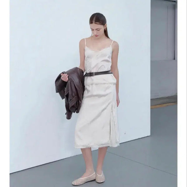 [BUNJANG] Srvv Lace Slip Top / 스르비 레이스 슬립탑(새상품)