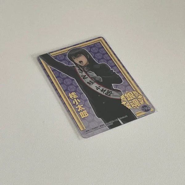 [BUNJANG] Gintama Katsura Kotaro Gintoki "Zura" Card Gold Foil Clear Card / 즈라 카츠라 삼젯 카드 금박 젯삼 은혼 긴토키 클카 클리어 고전