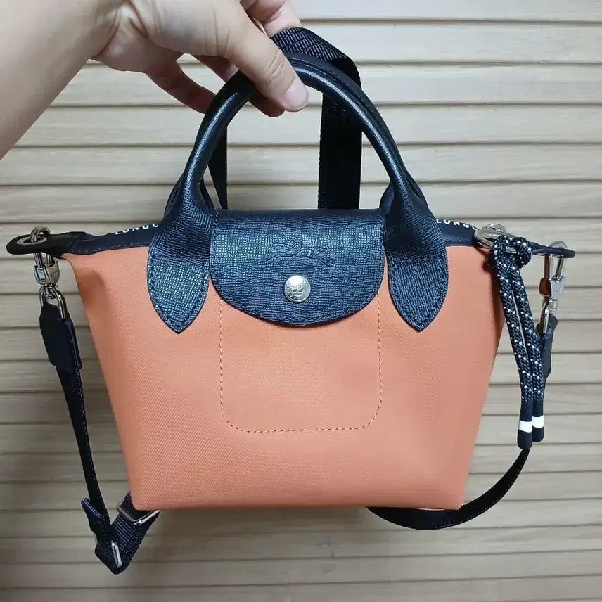 [BUNJANG] Longchamp Le Pliage Tote Bag Coral XS / 정품 롱샴 플납백 토트백 코랄 XS사이즈
