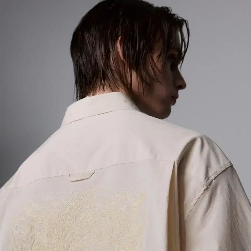 [BUNJANG] Songzio Pure Rebel Embroidered Shirt / [52] 송지오 pure rebel 엠브로이드 셔츠