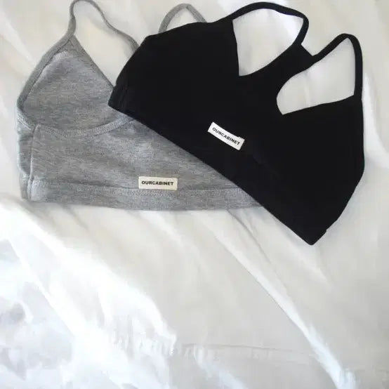 [BUNJANG] OURCABINET Lime Bralette Black / OURCABINET 라임 브라렛 블랙