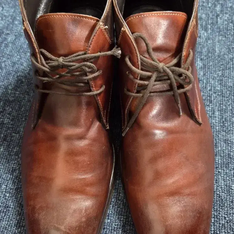 [BUNJANG] Antonio Maurizi Brown Half Boots Size 41 / 안토니오 마우리치 반부츠 브라운 41