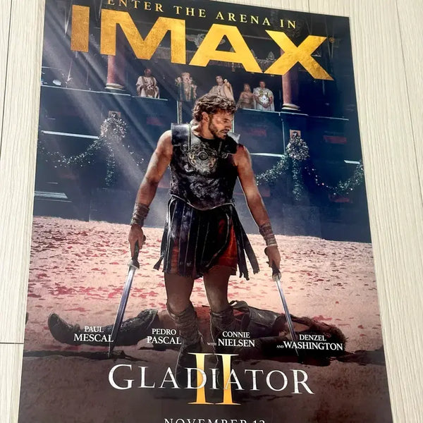 [BUNJANG] Gladiator 2 IMAX Poster (A3) / [전용박스포장]영화 글래디에이터2 아이맥스 포스터(A3)