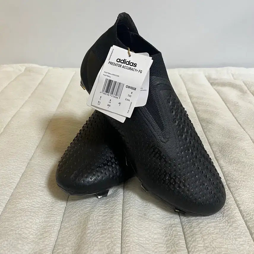 [BUNJANG] Adidas Predator Accuracy+ FG Football Boots Black / [새상품] 아디다스 프레데터 애큐러시+FG 축구화 블랙