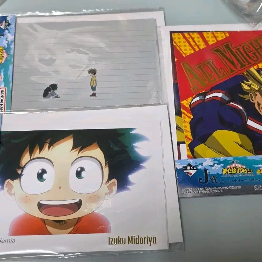 [BUNJANG] My Hero Academia Lottery 'Until Always' Poster Set (Midoriya & All Might) / 나히아 쿠지 언제까지나 H상 일괄