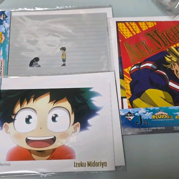 [BUNJANG] My Hero Academia Lottery 'Until Always' Poster Set (Midoriya & All Might) / 나히아 쿠지 언제까지나 H상 일괄